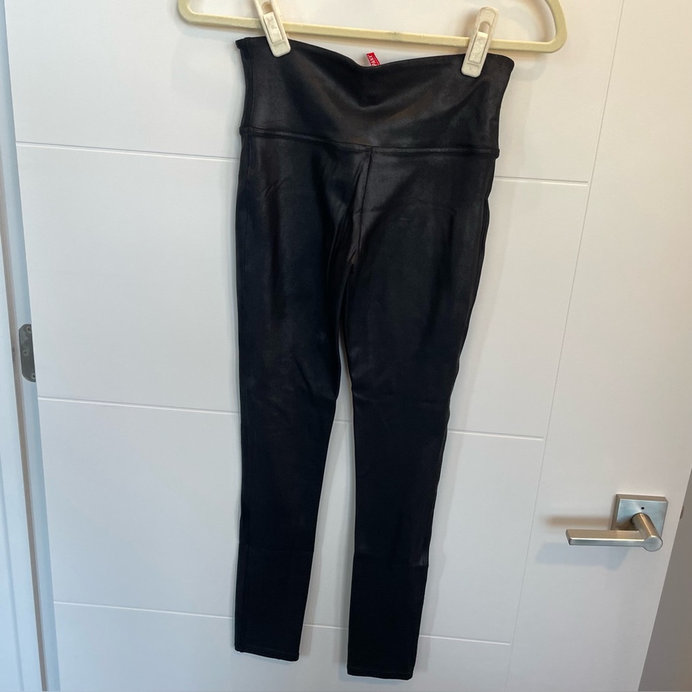 ‼️SPANX‼️Faux Leather Leggings, Small